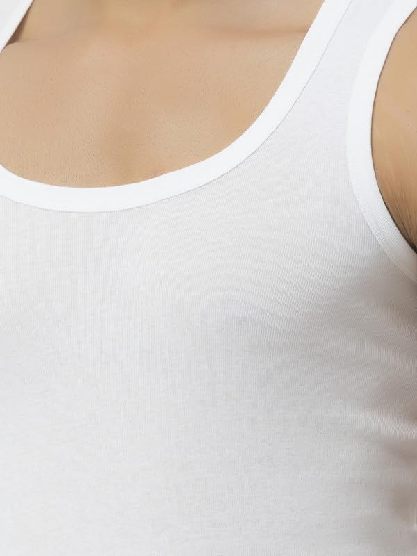 Image of John Players Classic Ribbed Cotton Vest