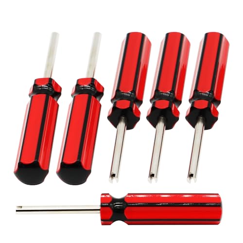 Image of 20 Pcs 6523339 Valve Core Removal Tool w / 8 Tire Valve dust Cap Automotive Car Motorcycle Truck Bike Screwdriver Valve Stem Core Remover Tire Repair Install Tool