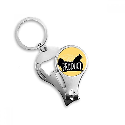 Coupe-ongles de voyage pour éviter les ongles cassés avec porte-clé poulet