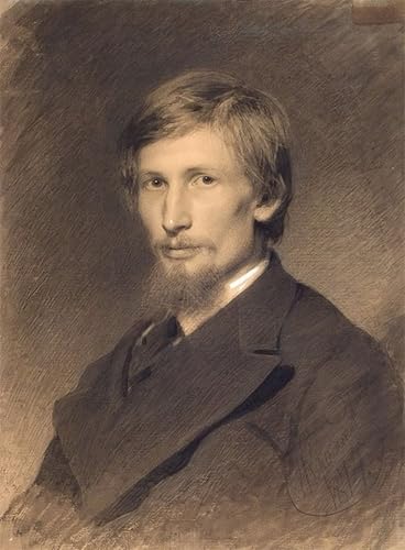 Cuadro de pintura al óleo de Vasnetsov por Kramskoy para transformar la decoración del salón