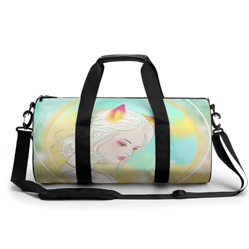 Sac de sport gym imprimé Constellations grand sac de voyage week-end et duffel bag camping