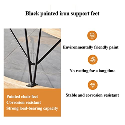 Bddie Premium Fabric Armchair Rocking Chairs, Lazy Lounge Padded Cushions Recliner, Wooden And Metal Rocker, Living Room Bedroom Studio Leisure Chair (Color : Orange, Size : 105 * 88 * 100Cm) #TOP5