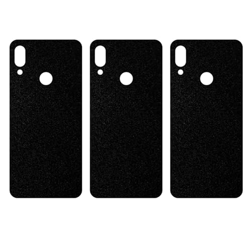 apgo Protecteur Skin, Autocollant, Peau, Film en Vinyle structuré pour l'arrière au modèle HTC Wildfire E2 avec Motif Noir Mat
