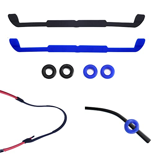 MUXIJIA 2 Stück Anti-Rutsch Silikon Brillenband für Kinder und Erwachsene, Universal Brillenbänder Brillenkette für Sportbrillen, Sonnenbrillen, Kurzsichtige Brille, Blaulichtfilter Brille Cover