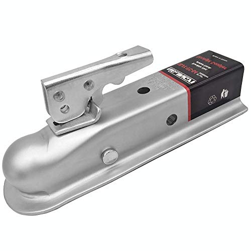 Straight Trailer Coupler 2" Ball 2" Channel Width 3500 LBSTrailer Tongue Coupler