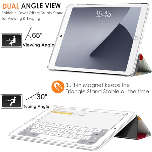 Image of DuraSafe Cases for Old Model iPad 3rd Gen 9.7 inch 2012 TPU Case A1416 A1430 A1403 MC705HN /A MD328HN /A MD333HN /A MD336HN /A MC706HN /A MD329HN /A MD334HN /A MD337HN /A MD419HN /A MD416HN /A Printed Color Grid