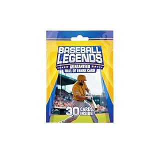 Baseball Legends Pack| 30 Baseball Cards | Guaranteed Hall of Fame Player Sports Card