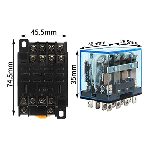 Relais electromagnetique LY4NJ 14 broches isolation de circuit 10A