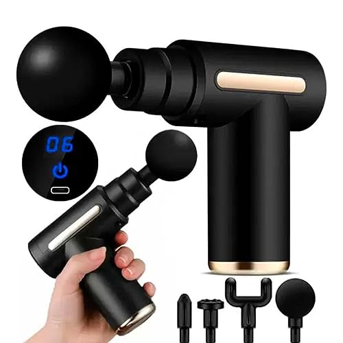 Massageador Elétrico Profissional para Alívio Muscular Pistola de...