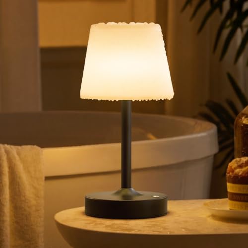 Image of IP65 Waterproof Rechargeable Shower Lamp, Cordless Bathroom Touch Lamps
