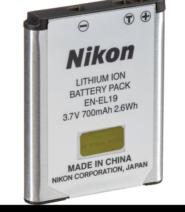 Image of Compatible with Nikon EN-EL19 700mAh 3.7V 2.6Wh (Coolpix A300, W100, S6800) Battery(Pack of 1)