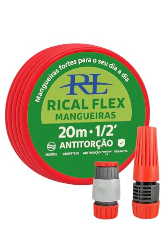 Mangueira Rical Flex 20 Metros de jardim com engate rapido
