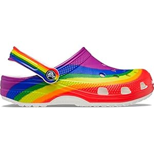 Crocs Unisex-Adult Classic Rainbow Dye Clog