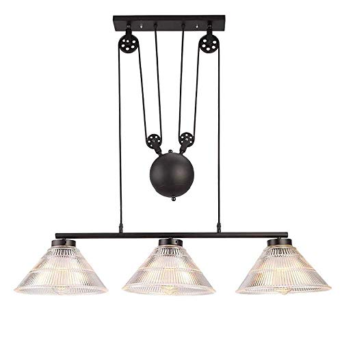 Suspension du plafond industriel américain luminaire vintage E27 lustre chambre fermier