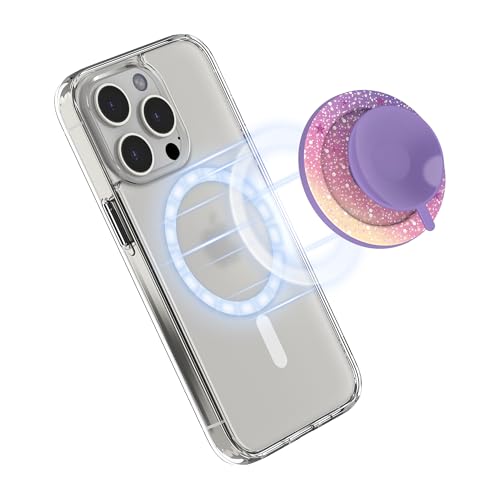 PROfezzion Stylish Suction Cup Magnetic Phone Mount for MagSafe Case Silicone Octo Cup Buddy Sticky Grip for iPhone & Android
