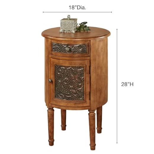 Vintage Lombardy Storage Accent Table