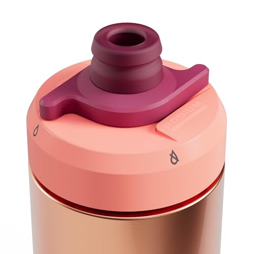 CamelBak Podium Steel Insulated Stainless Steel Bike Water Bottle, Long‑Lasting Cold Hydration for Cycling Performance, 22oz, Mercury Blush by CamelBak - Image 3
