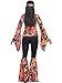 Smiffys Willow the Hippie Costume for Women – 70s Style Outfit with Top, Pants, Headscarf & Medallion for Halloween or Party
