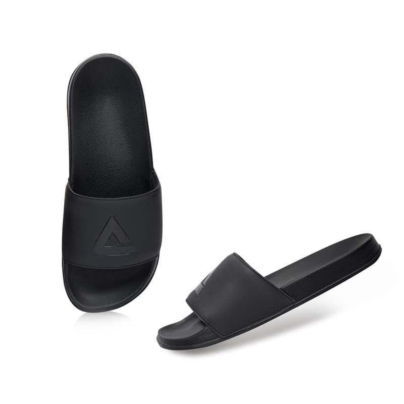 Image of ARVAN Mens Sliders | Lightweight, Anti-Slip & Cushioned Comfort Slides for Casual & Beach Use