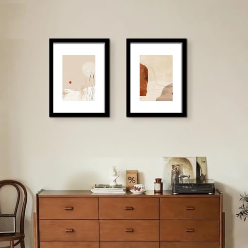 Image of LUCKYLIFE 18x24 Frame in Black, Gallery Frame for Wall Mounting, 2 Pack
