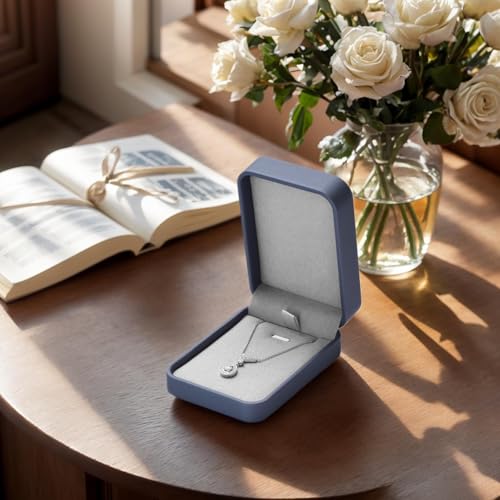 Coffret cadeau en cuir pour collier et bracelet de Saint-Valentin - 3