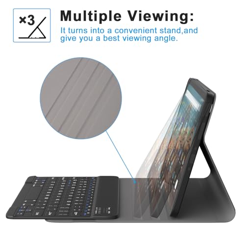 Agptek KB59-AGP Keyboard Case For Amazon Fire Max 11 (13Th Generation, 2023 Release) Pu Leather Cover thumb #6