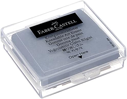 Faber-Castell Kneaded Eraser with Case, Grey