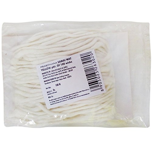 Image of Prarthana Samai Wat Wicks, Pack of 100, Yellow