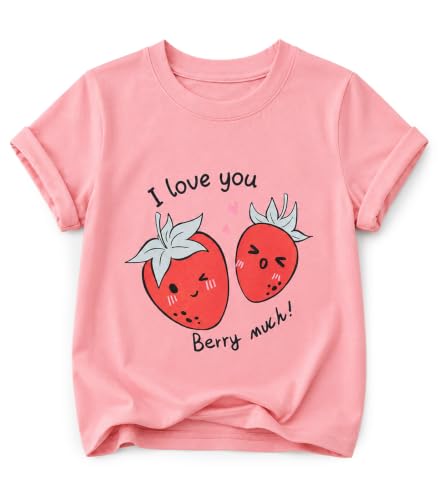 Image of Toddler Girls T-Shirt Short Sleeve Cartoon Graphic Tee 2-6T