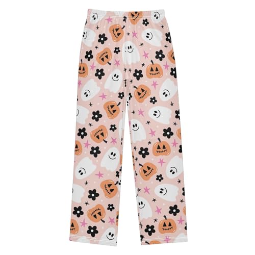 Boys' Pants Groovy Halloween Pattern Pumpkin Long Bottoms Jogger Pants Elastic Waist Trousers with Pockets S-XL - Main Image