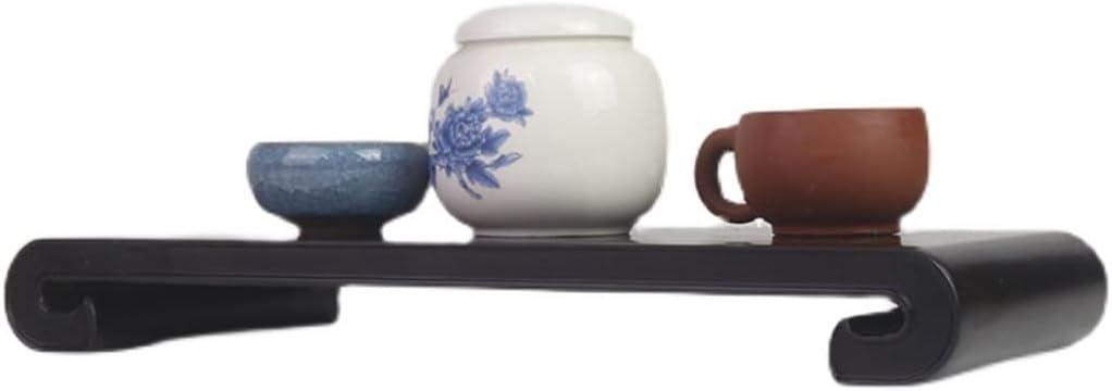 Bonsai Stand Handmade Wood Carved Teapot Holder Tea Set Holder Pot Holder Small Coffee Table for Home Office Decoration (Size : Large)