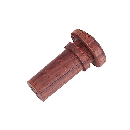 Kit de acessórios para violino 4/4 jacarandá para descanso de queixo com pino de pino de extremidade