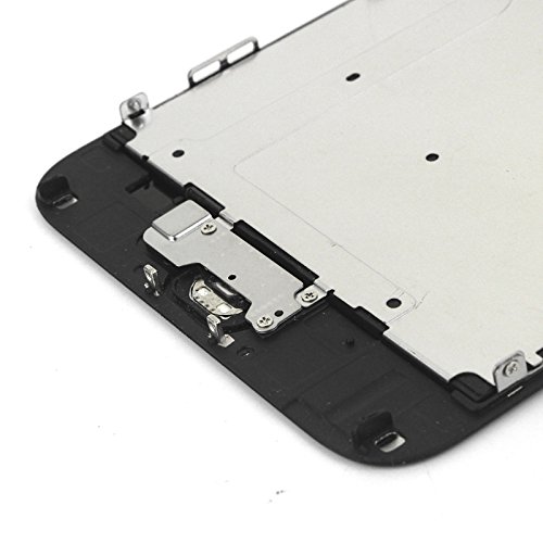 for iPhone 6 Digitizer Screen Replacement Black - Ayake 4.7'' Full LCD Display Assembly with Home Button, Front Facing Camera, Earpiece Speaker Pre Assembled and Repair Tool Kits