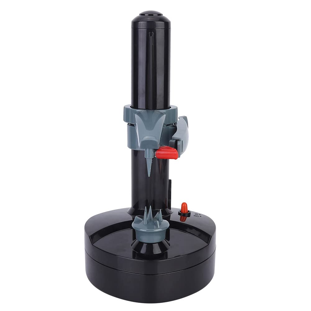 Elektrischer Kartoffelschäler, ABS Edelstahl DC6V 0.5 A Langlebiger Elektroschäler Automatische Abschaltung Effektive Kartoffelschälmaschine Küchenschälgerät für Küchenfrüchte
