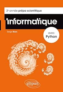 Couverture du livre de Informatique avec Python - 2e année prépa scientifique