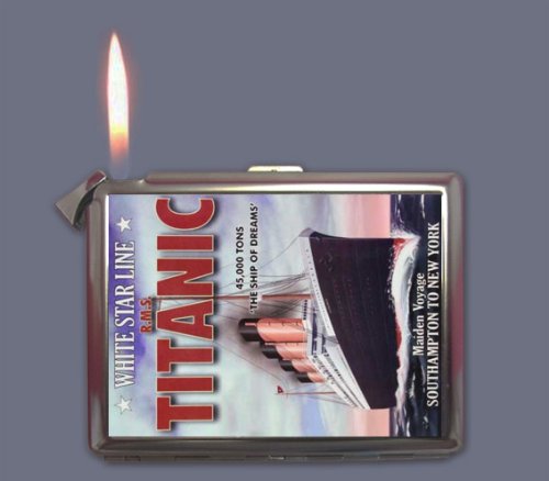 titanic cigarette holder Amazon.com: Titanic Cigarette Case Lighter or Wallet Business Card Holder :  טיפוח הבריאות והבית