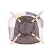 GrandCA Pack de 2 sillas,sillas de Comedor Patchwork Tela de Lino Butaca,...
