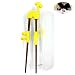 Dancepanda Training chopstick,Chopstick Helper for Children Kids,Natural Wooden Training Chopsticks (deep wood)