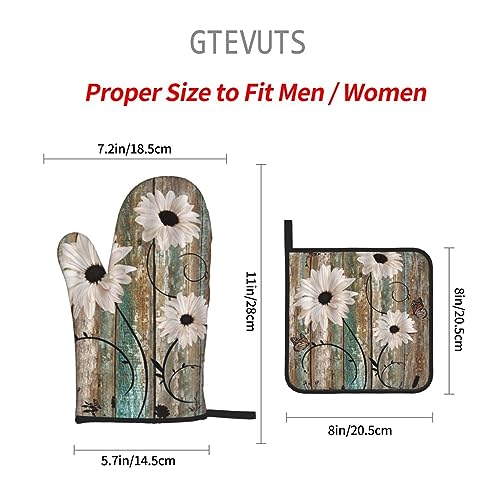 Rusticdaisywoodboardovenmittsandpotholderssetsof4countrystyleheatresistantpolyestercookingglovesnonslipovenmittsforkitchenbakinggrillingbbq Urban Country Home Decor Rustic daisy wood board oven mitts and pot holders sets of 4 country style heat resistant polyester cooking gloves non slip oven mitts for kitchen baking grilling bbq urban country home decor