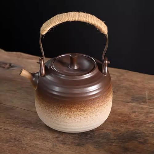 Théière japonaise en céramique rétro pour poêle à carbone - 6