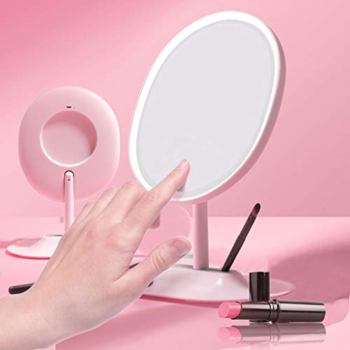 Espejo de Maquillaje Redondo con Luz Recargable miniatura 6