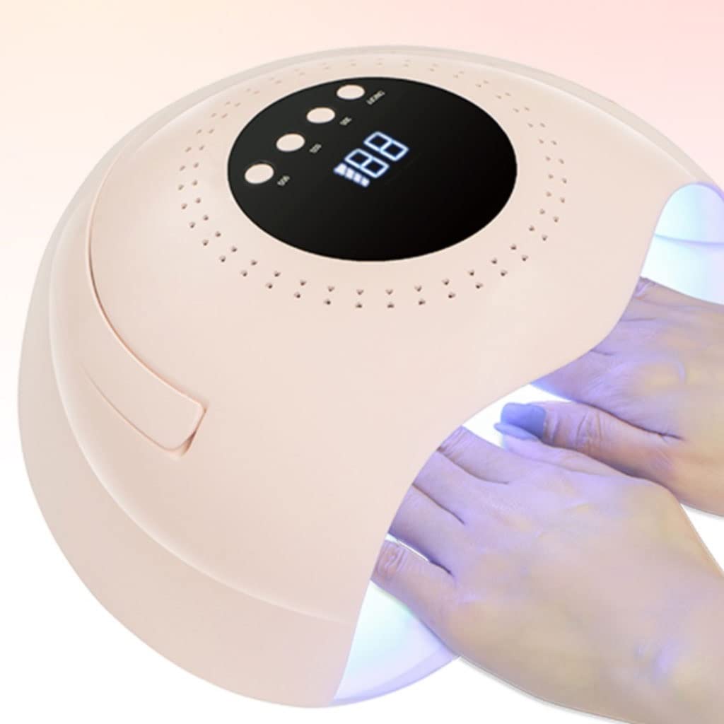 SYALEO Lampada Unghie Asciugatrice Strumenti for Nail Art 120w Nail Dryer Gel Polish Polish Polish Professional Surging Essiccatore for Unghie con sensore Auto Phototerapia in Casa