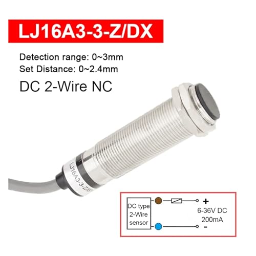Sensor de proximidad LJ16A3 M16 con distancia de detección precisa para control de procesos 3