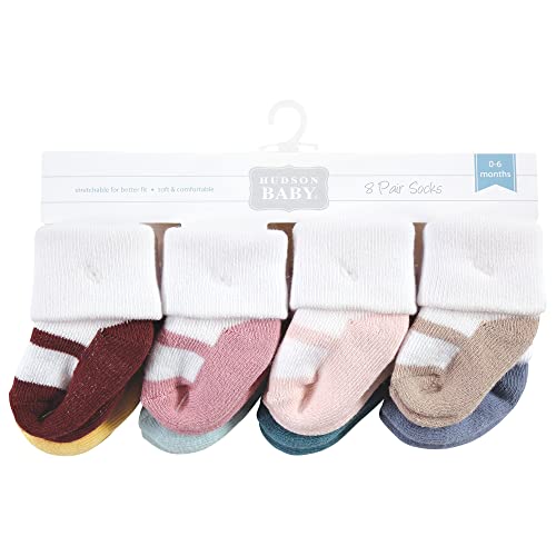 Image of Hudson Baby Girls' Basic Socks,