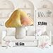 Aomkmi Throw Pillow Mushroom Shaped Decorative Cushion Mushroom Pillow Floor Pillow Home Decoration Reading Pillow