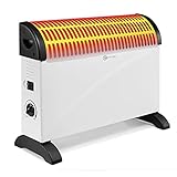 Elektroheizer Heizer Konvektor 2000W - Energiesparend Heizgerät, Konvektionsheizung Heizung, Elektroheizung für Schnelle Wärme, Überhitzungs & Kippschutz, Mobile Elektroheizung für Räume bis 40qm