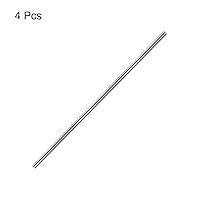 Vista 266 de uxcell Varilla redonda sólida de acero inoxidable 304 de 0.197 in x 5.906 in para manualidades de bricolaje - 10 piezas