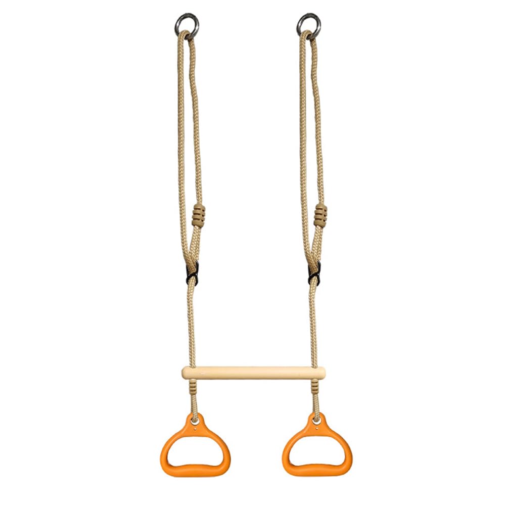 Barra de columpio de trapecio ajustable para niños y adultos, versátil juego de columpio ajustable en altura para gimnasio en casa y parque infantil, divertidas actividades de fitness para todos