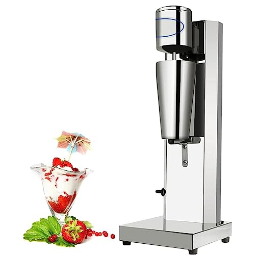 XDAWQP Batidora, licuadora, batidora eléctrica Comercial con Vaso de 800 ml, batidora de Bebidas de un Solo Cabezal de Acero Inoxidable, 2 velocidades Ajustables