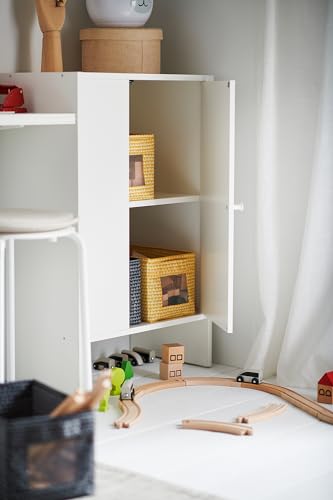 Armoire BAGGEBO blanche 50x30x80 cm pour ranger les petits espaces